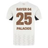 Bayer 04 Leverkusen Exequiel Palacios 25 Udebane 2024-25 - Fodboldtrøjer (S/S)